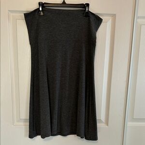 OLD NAVY Charcoal Gray Jersey A-Line Skirt Women's Medium